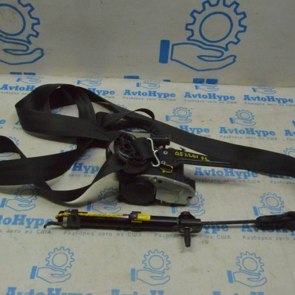 Водительский ремень безопасности Audi Q5 80A 18-24 черн с натяжителем 80A857619 (01) 80A857705P V04