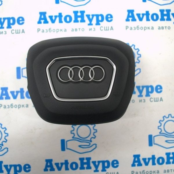 Подушка безопасности airbag в руль водительская Audi Q5 80A 18-24 черн (01) 80A880201N 6PS