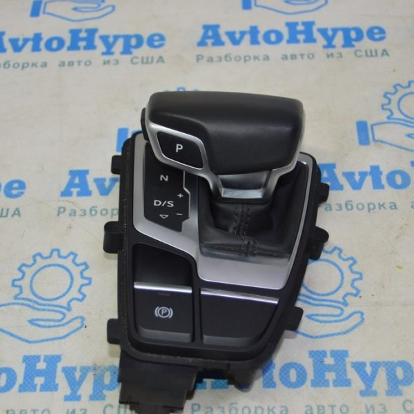 Ручка КПП Audi Q5 80A 21-24 кожа черная, 2 части ТОЛЬКО РУЧКА С ЧЕХЛОМ 80B713140G IBR