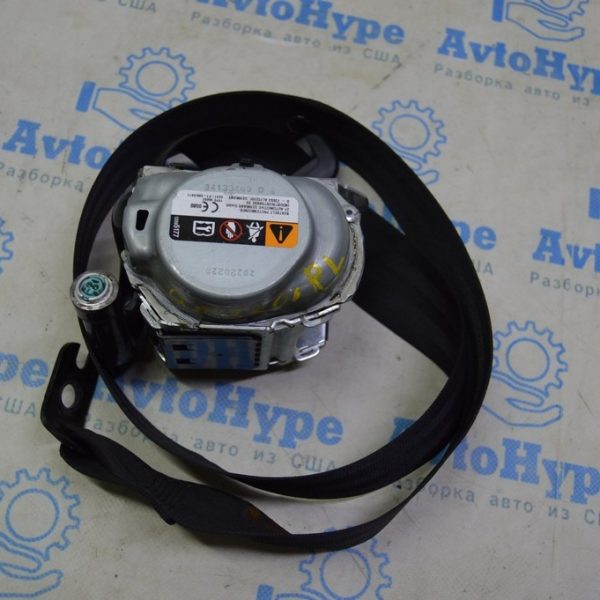 Ремень безопасности задний левый Audi Q5 80A 18-23 черный 80A857805A V04