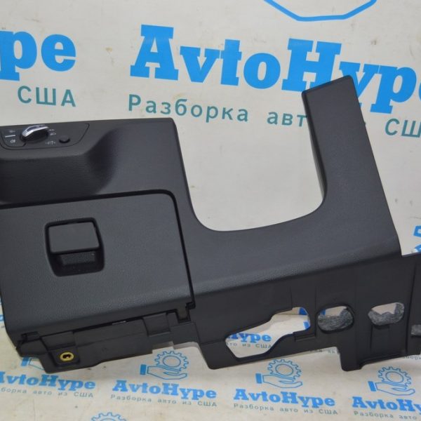 Накладка колени водителя Audi Q5 80A 18-24 черная с карманом без кнопок (01) 80B880301A 6PS