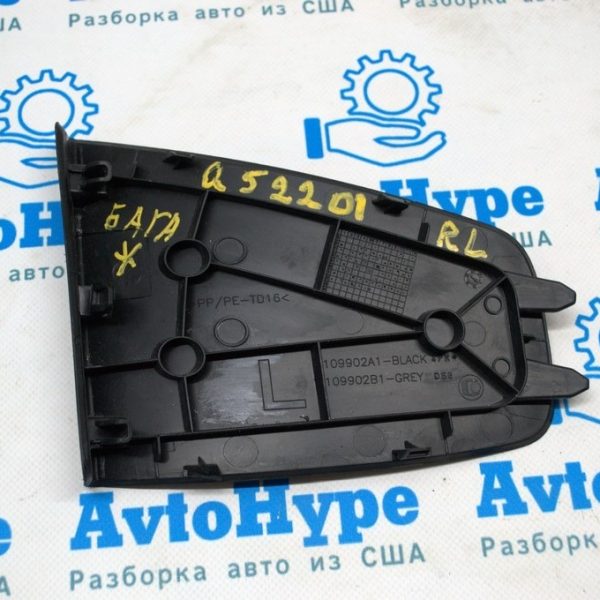 Заглушка обшивки двери багажника левая Audi Q5 80A 18-24 черная 80A8676574PK