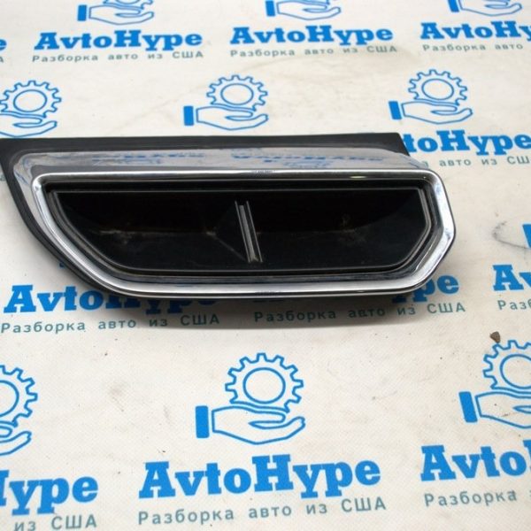 Обрамление накладки заднего бампера нижн прав Audi Q5 80A 21-24 хром под широкий выхлоп,S-Line 80A807834F 2ZZ