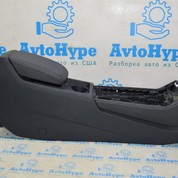 Консоль центральная Audi Q5 80A 18-24 черная (01) 80B863241A 6PS