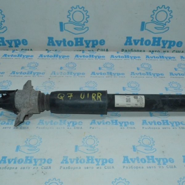 Амортизатор задний правый Audi Q7 16-17 с опорой, электро 4M0616031S