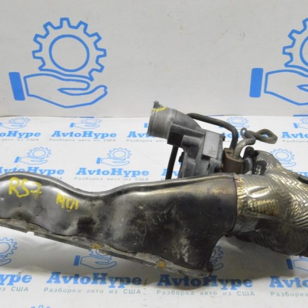 Турбина в сборе левая Audi RS7 14-15 4.0 tfsi CRDB (01) трещина, горелая 079145703S