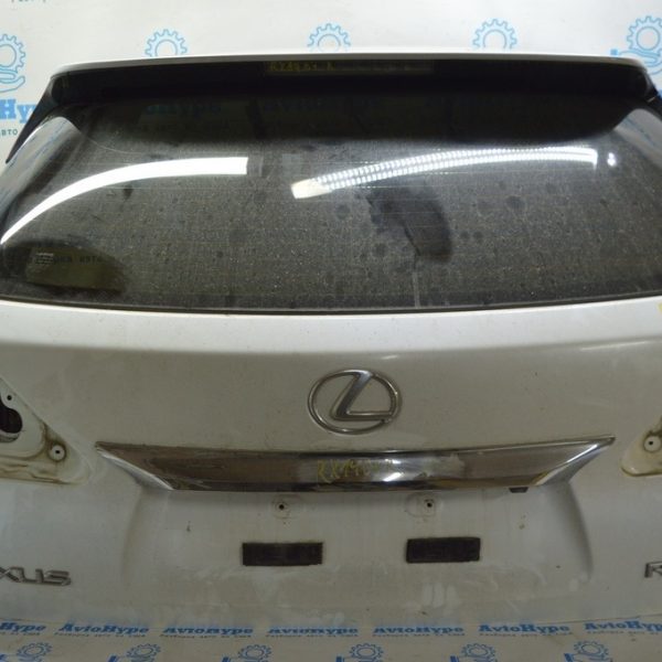 Дверь багажника голая  со стеклом Lexus RX350 RX450h 10-15 белый 077 (01) 67005-0E260
