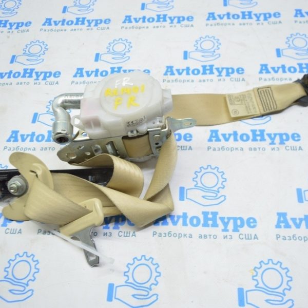Пассажирский ремень безопасности Lexus RX350 RX450h 10-15 беж (01) 73210-0E020-A1