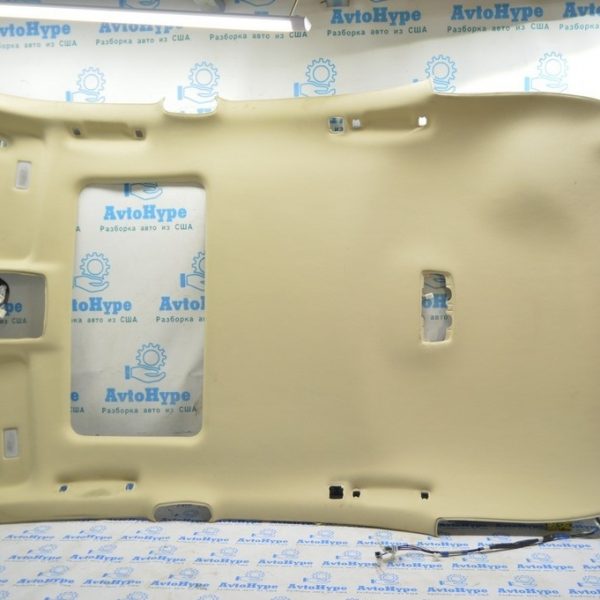 Обшивка потолка Lexus RX350 RX450h 10-15 под люк беж 63310-0E070-B0 (01) 63310-48430-A0