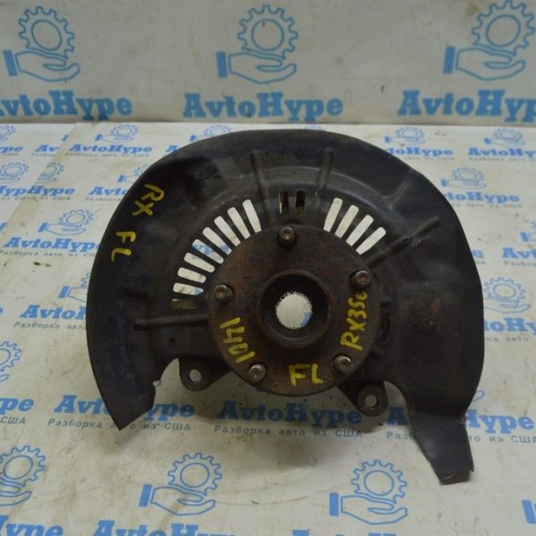 Цапфа со ступицей перед лев Lexus RX350 RX450h 10-15 (01) с кожухом 43212-0E010