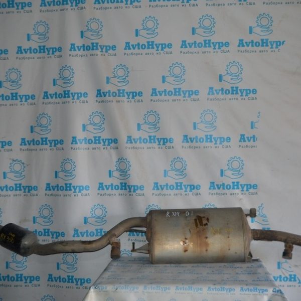 Глушитель задняя часть с бочкой Lexus RX350 10-15 (01) 17430-0P180