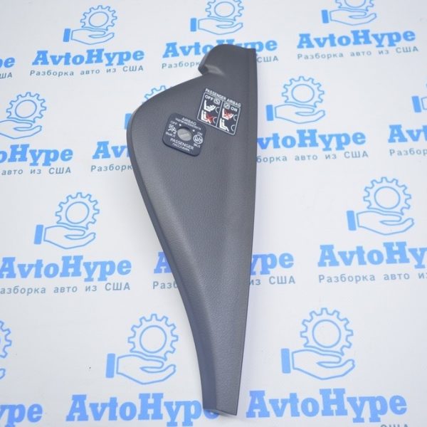 Накладка передней панели боковая правая Lexus RX350 RX450 10-15 коричневая 55443-48070-C0