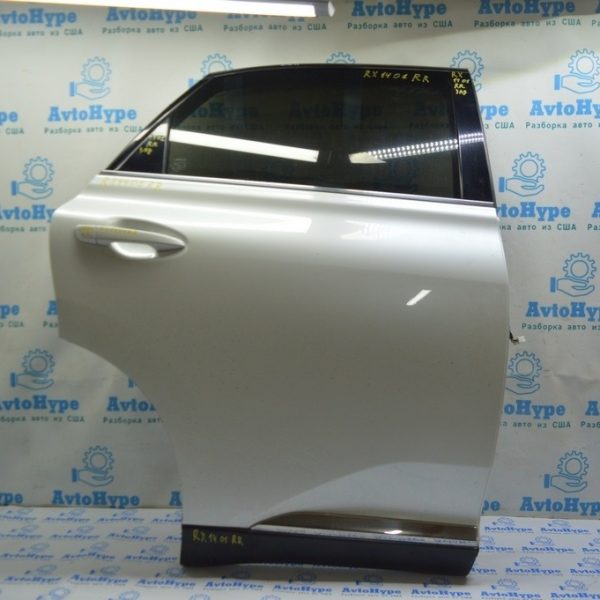 Дверь голая зад прав Lexus RX350 RX450h 10-15 белый перламутр,в цвет 077 (01) 67003-0E070