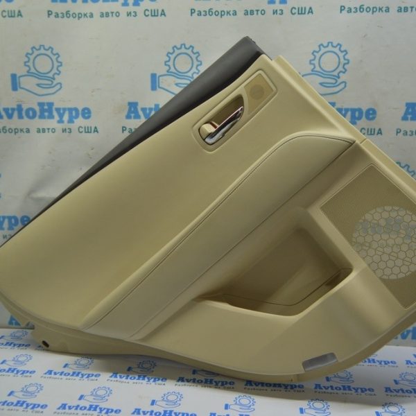 Обшивка двери (карточка) зад лев Lexus RX350 RX450h 10-15 беж (01) 67630-48590-C4