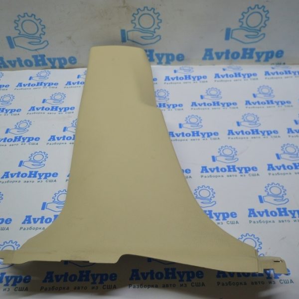Накладка центральной стойки нижняя левая Lexus RX350 RX450h 10-15 беж 62414-0E020-C0