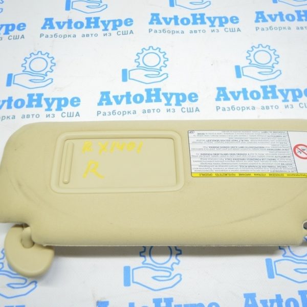 Козырек правый Lexus RX350 RX450h 10-15 бежевый (01) идеал 74310-0E020-A0