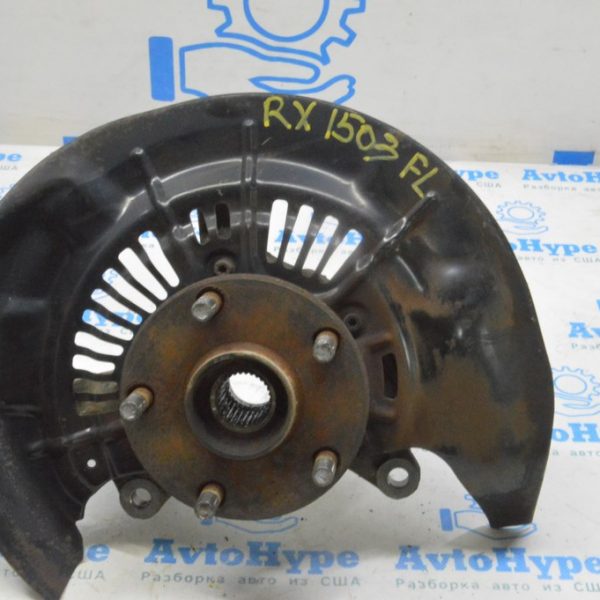Цапфа со ступицей перед лев Lexus RX350 RX450h 10-15 (03) с кожухом 43212-0E010