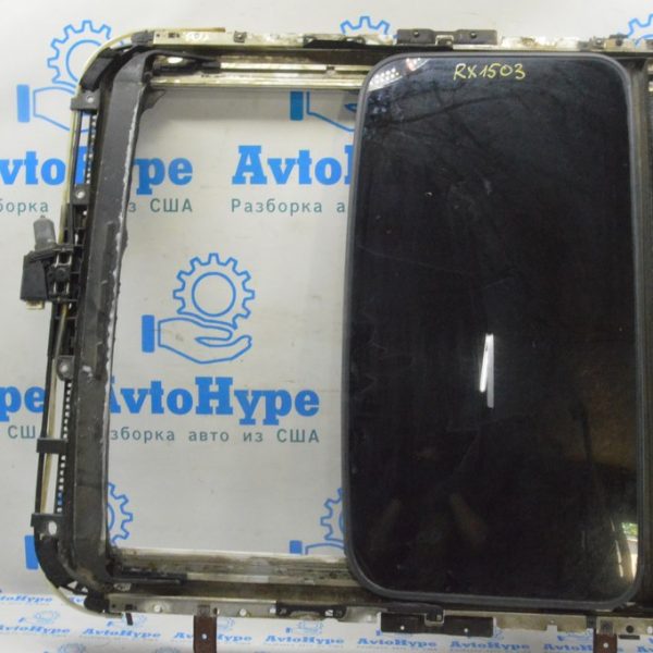 Люк в сборе Lexus RX350 RX450h 10-15 шторка черная (03) надлом 63203-0E030