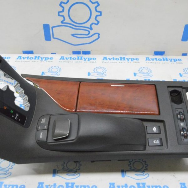 Накладка на центральную консоль под коричн дерево подстаканник Lexus RX350 RX450h 13-15 черн 588040E130C2