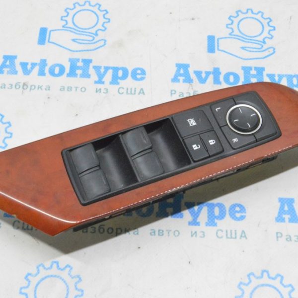 Управление стеклоподъемником перед лев Lexus RX350 RX450h 10-15 черн наклад светл дерево (03) 84040-0E030