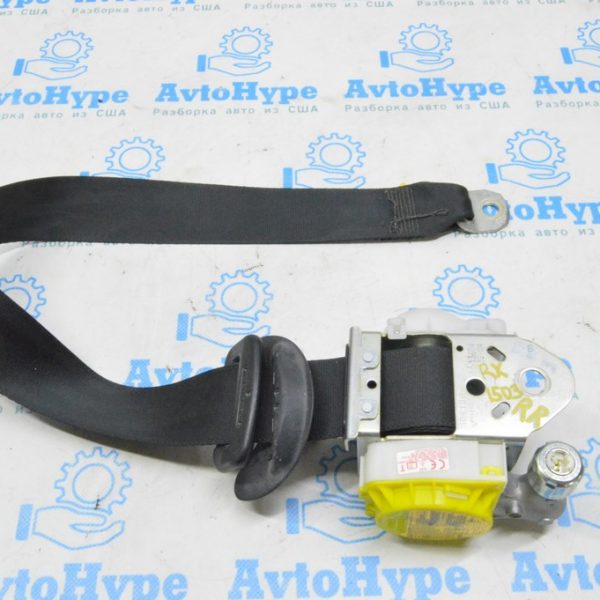 Ремень безопасности зад прав Lexus RX350 RX450h 10-15 черный 73360-48190-B1