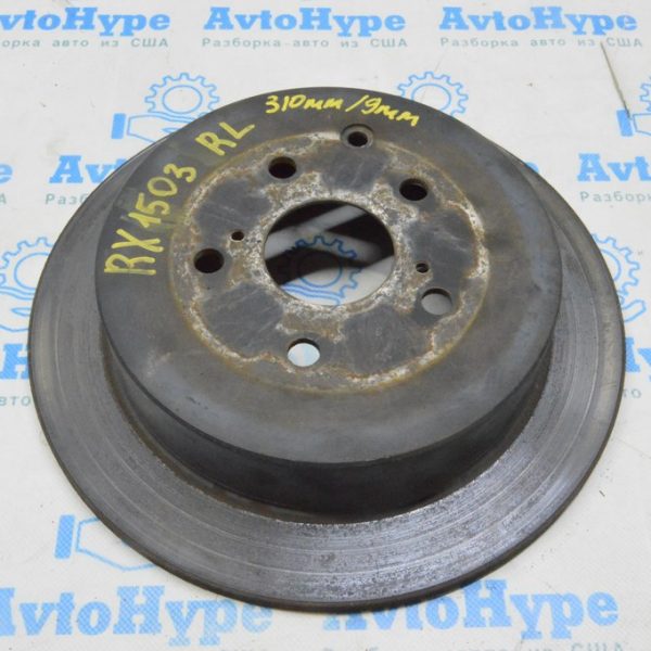 Диск тормозной задний левый Lexus RX350 RX450h 10-15 (03) 310/9мм 42431-0E020