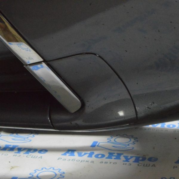 Заглушка переднего бампера с хромом левая Lexus RX350 RX450h 13-15 рест 521280E921