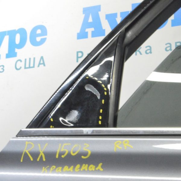 Накладка двери боковая задняя правая Lexus RX350 RX450h 10-15 треугольник (03) примят 67487-0E021