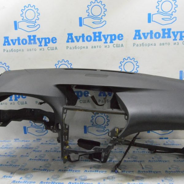 Торпедо передняя панель с AIRBAG Lexus RX350 RX450h 10-15 черная (03) 55401-0E030-C0