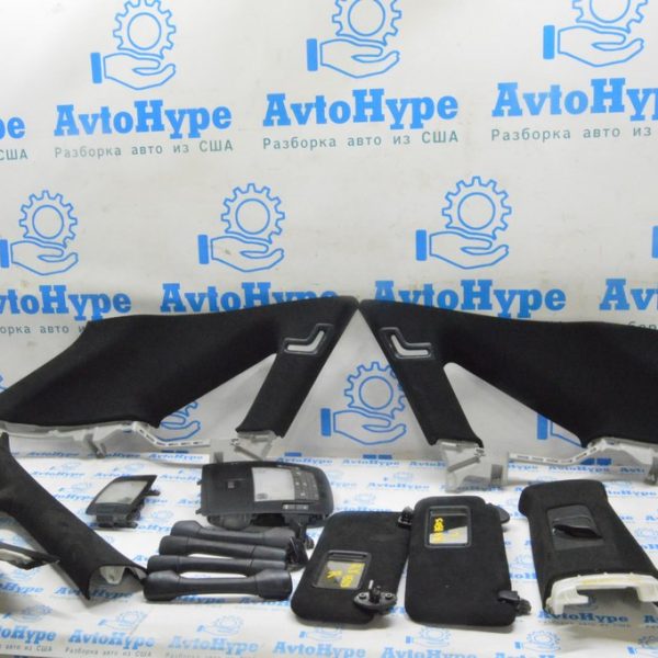 Комплект верхних обшивок салона Lexus RX350 RX450h 10-15 черн (03) царапины 62220-48130-A1