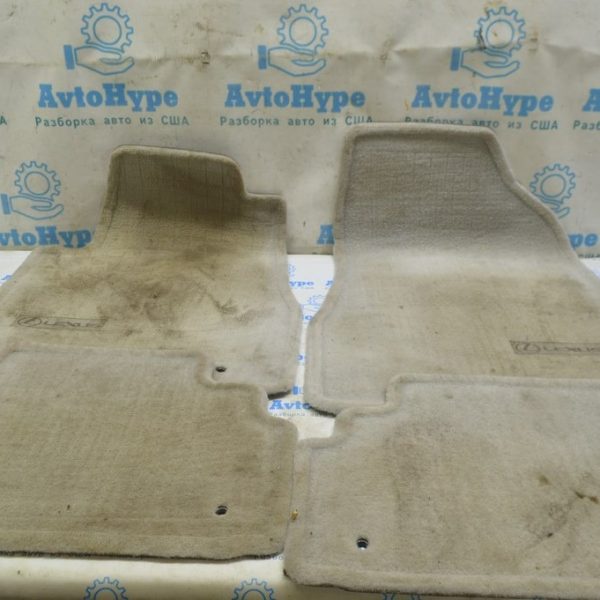 Комплект ковриков салона Lexus RX300 RX330 RX350 RX400h 04-09 серый (02) под чистку 58510-48150