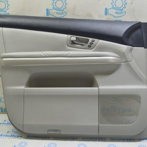 Обшивка двери карточка передняя левая Lexus RX300 RX330 RX350 RX400H 04-09 серая (02) примята 67620-48460