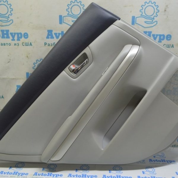 Обшивка двери карточка задняя левая Lexus RX300 RX330 RX350 RX400H 04-09 серая 67640-48370