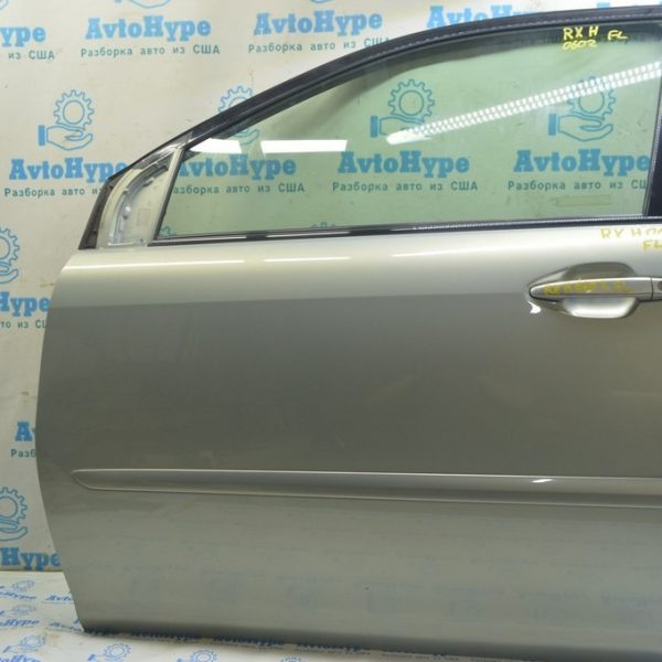 Дверь голая передняя левая Lexus RX300 RX330 RX350 RX400h 04-09 (02) серебро 67002-0E020