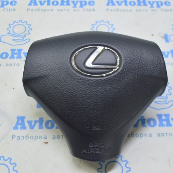 Подушка безопасности airbag в руль водительская Lexus RX300 RX330 RX350 RX400h 04-09 черн (02) 45130-48110-C0