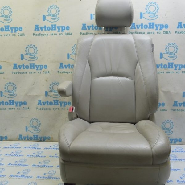 Водительское сидение Lexus RX300 RX330 RX350 RX400h 04-09 без airbag, кожа серое (02) 71200-48792-B1