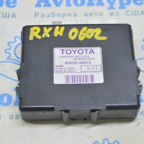COMPUTER, MULTIPLEX NETWORK DOOR Lexus RX400h 06-09 (02) 89222-48010