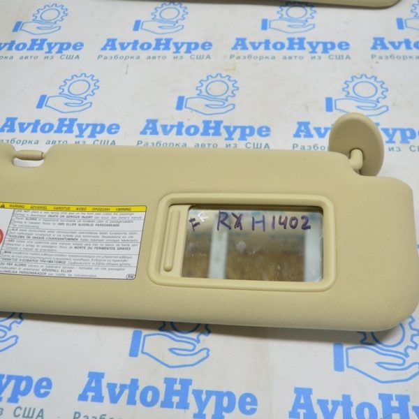 Козырек правый Lexus RX350 RX450h 10-15 бежевый (02) идеал 74310-0E020-A0