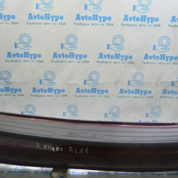 Накладка заднего бампера Lexus RX350 RX450h 10-15 структура PT738-48090