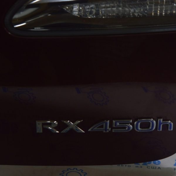 Эмблема надпись RX450h двери багажника Lexus RX450h 10-15 75443-48140