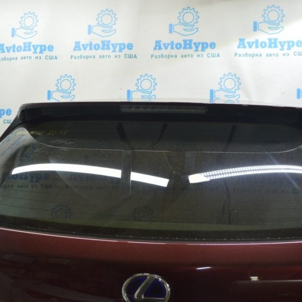 Спойлер двери багажника Lexus RX350 RX450h 10-15 бордовый цвет код 3S0 (02) 76085-0E907-C0