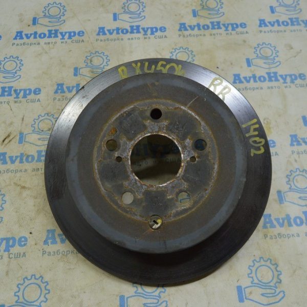 Диск тормозной задний правый Lexus RX350 RX450h 10-15 310/10мм 42431-0E020