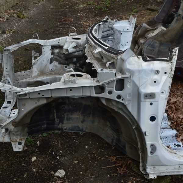 Четверть передняя левая Lexus RX350 RX450h 10-15 (01) белая отрезана 53702-0E023