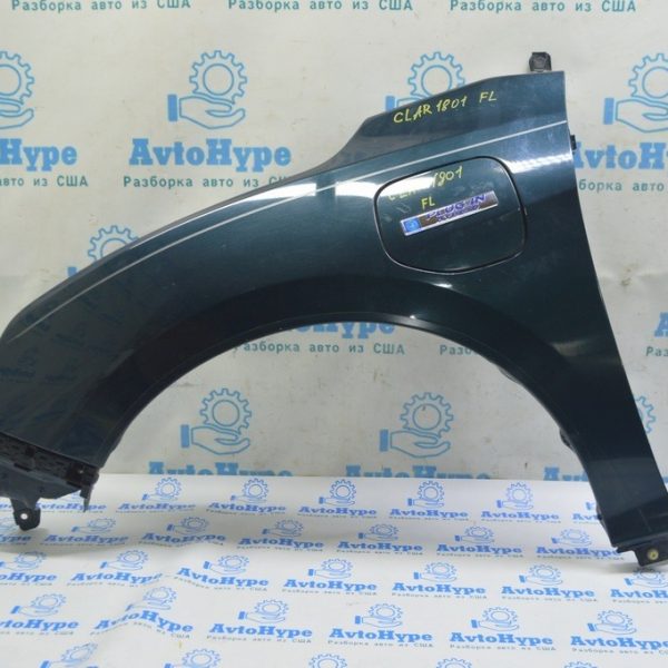 Крыло переднее левое Honda Clarity 18-21 usa, алюминий зеленый цвет (01) 60261-TRV-A90ZZ