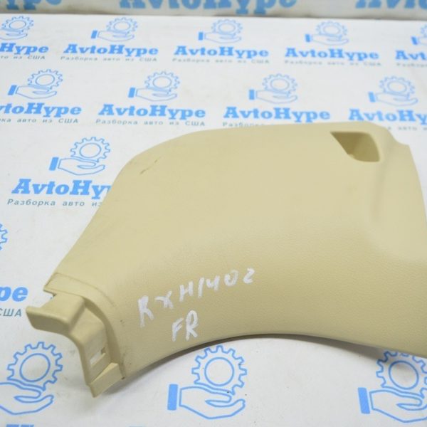 Накладка передней стойки правая Lexus RX350 RX450h 10-15 беж 62210-0E020-B1