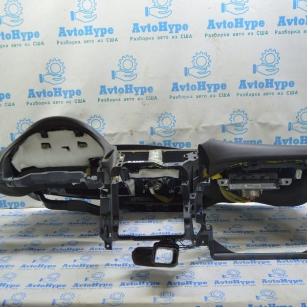 Торпедо передняя панель с AIRBAG Lexus RX350 RX450h 10-15 коричневая (02) 55401-48121-C0