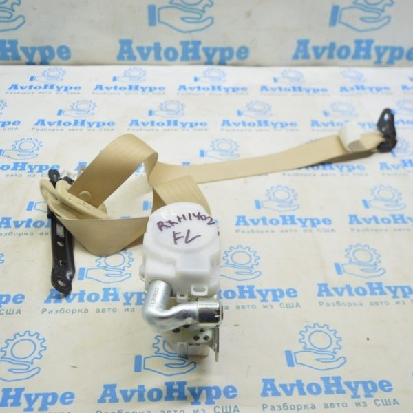 Водительский ремень безопасности Lexus RX350 RX450h 10-15 беж (02) 73220-0E021-A1