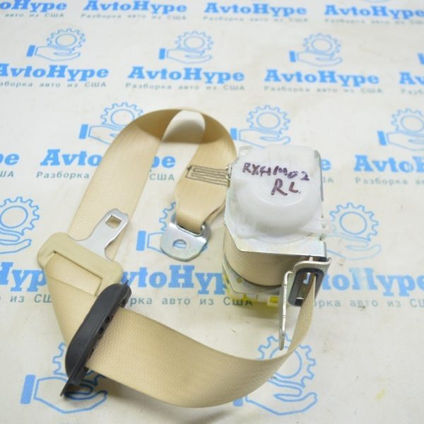 Ремень безопасности зад лев Lexus RX350 RX450h 10-15 беж (02) 73370-0E021-A0