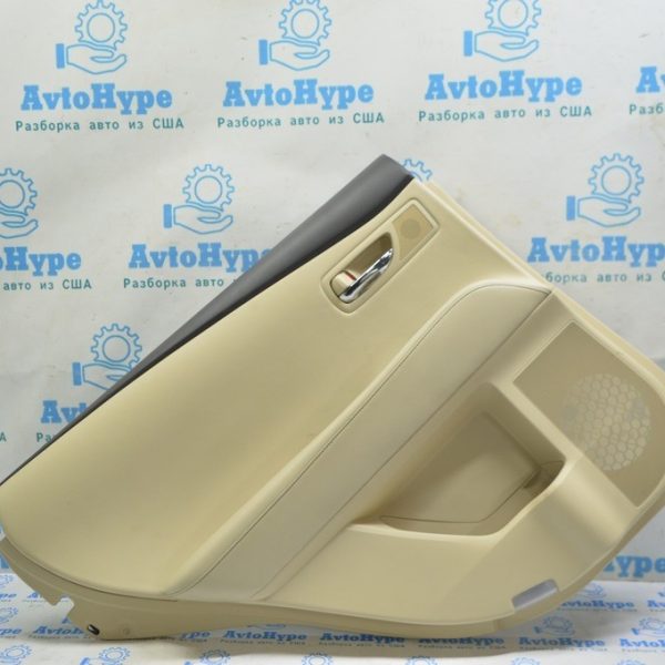 Обшивка двери (карточка) зад лев Lexus RX350 RX450h 10-15 беж (02) 67630-48590-C4