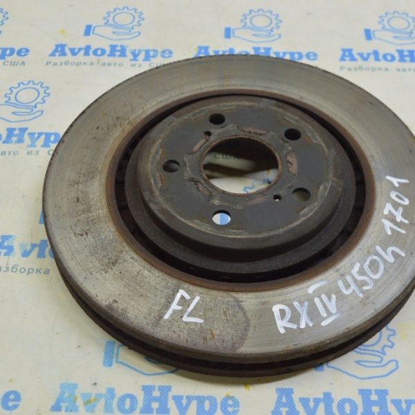 Диск тормозной передний левый Lexus RX350 RX450h 16-22 337мм 4351248130